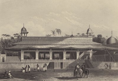 Il Dewas Khan, o Sala delle Udienze, Palazzo di Delhi da English School