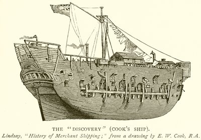 La Scoperta (Nave di Cook) da English School