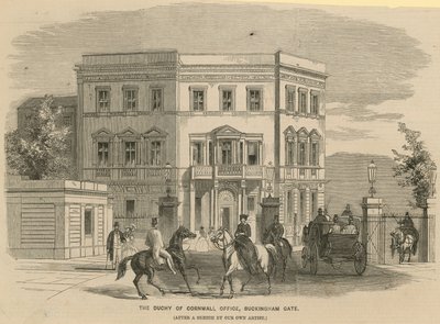 Ufficio del Ducato di Cornovaglia, Buckingham Gate, Londra da English School