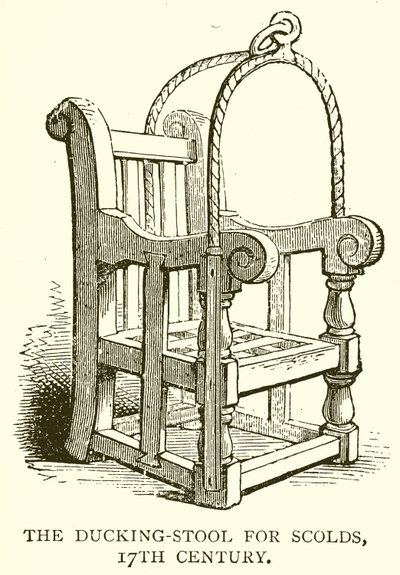 La Sedia per Annegare le Bisbetiche, XVII Secolo da English School