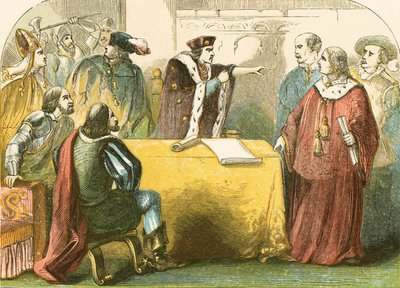 Il Duca di Gloucester accusa il consiglio nella Torre di tradimento da English School