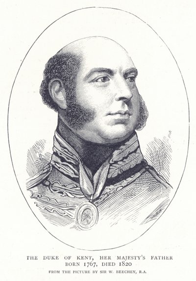 Il Duca di Kent, padre di Sua Maestà nato nel 1767, morto nel 1820 da English School