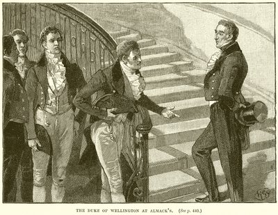 Il duca di Wellington ad Almack