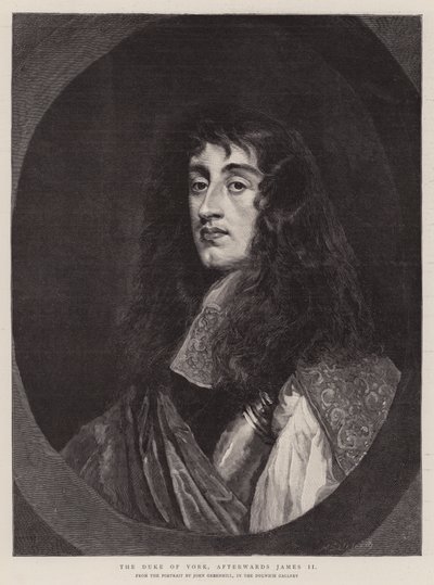 Il Duca di York, poi Giacomo II (incisione) da English School