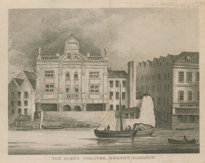 Il Dukes Theatre, Dorset Gardens, Londra da English School