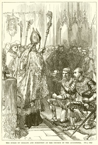 I duchi di Orleans e Borgogna alla chiesa degli Agostiniani da English School