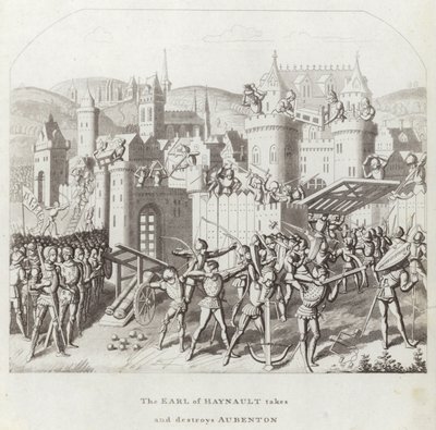 Il conte di Hainaut prende e distrugge Aubenton da English School