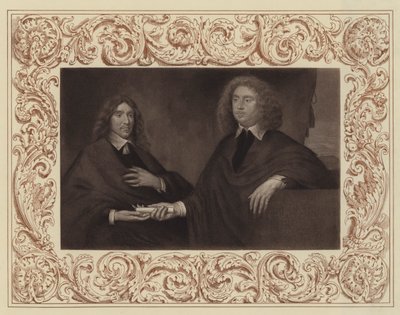 Il conte di Lauderdale (a destra) e il conte di Lanark (poi secondo duca di Hamilton) (litografia) da English School