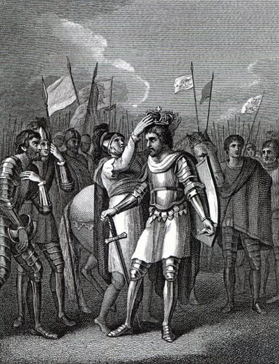 Il conte di Richmond scelto re dopo la battaglia di Bosworth, da 