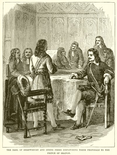 Il Conte di Shrewsbury e altri Pari inviano le loro Proposte al Principe d