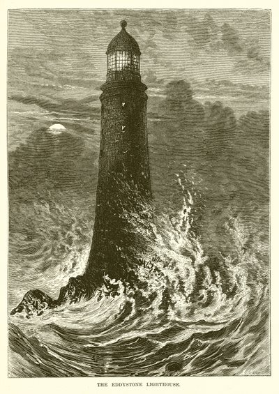 Il faro di Eddystone da English School