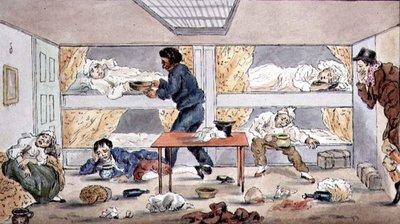Gli effetti del mal di mare, c.1825 da English School