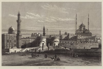 La crisi egiziana, ingresso alla cittadella, Il Cairo da English School