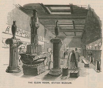 La Sala Elgin al British Museum da English School