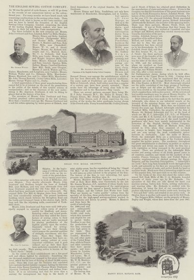 The English Sewing Cotton Company (incisione) da English School