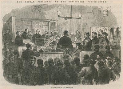 I prigionieri feniani al Bow Street Police Court da English School