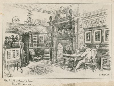 Sala della Fine Arts Society, Bond Street, Londra - l