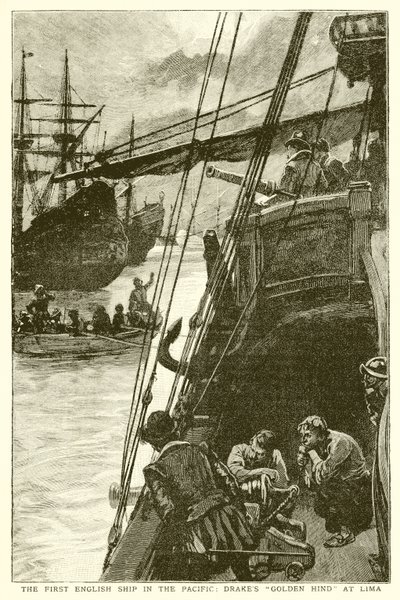 La prima nave inglese nel Pacifico: il Golden Hind di Drake a Lima da English School