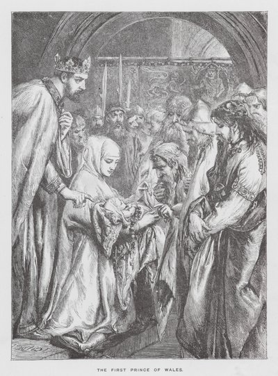Il primo principe di Galles (incisione) da English School