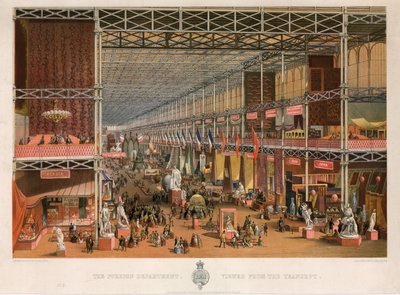 Il Dipartimento Straniero Visto dal Transetto, Grande Esposizione, 1851 da English School