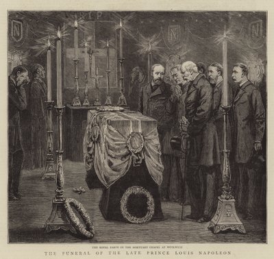 Il funerale del defunto Principe Luigi Napoleone da English School