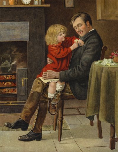 La figlia del guardiacaccia (cromolitografia) da English School