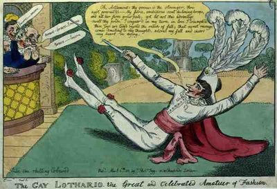 Il Gay Lothario, il grande e celebre dilettante di moda da English School
