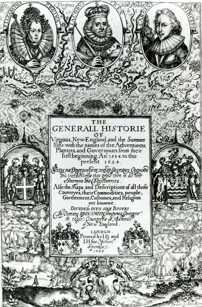 La Storia Generale della Virginia, Nuova Inghilterra e le Isole d