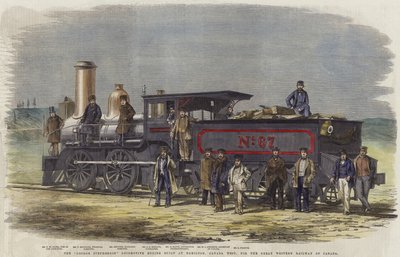 La locomotiva di George Stephenson costruita a Hamilton da English School