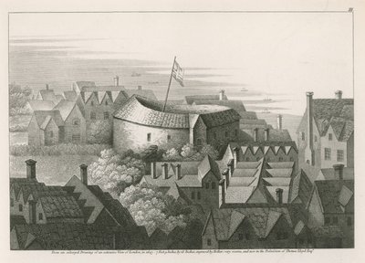 Il Globe Theatre, Bankside, Southwark, Londra da English School
