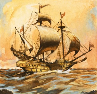 Il Golden Hind da English School
