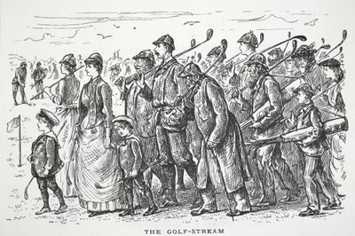 La corrente del golf, illustrazione da Punch da English School