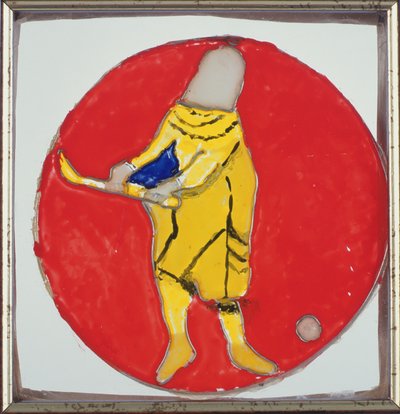 Il Golfista, noto anche come la Finestra di Crecy, dalla finestra orientale, c.1340 da English School