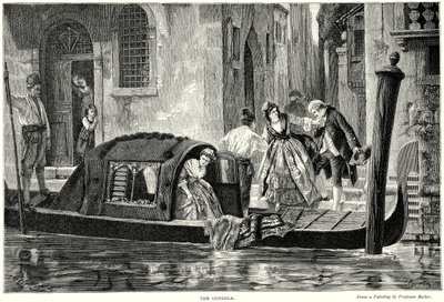 La gondola (incisione) da English School