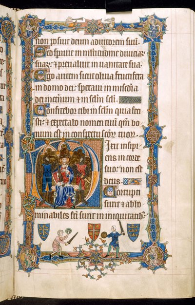 Il Salterio di Gorleston, Add MS 49622 f.69r da English School