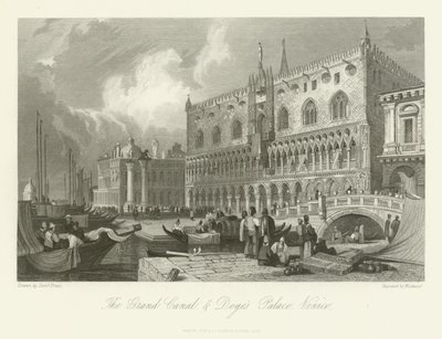 Il Canal Grande e il Palazzo Ducale, Venezia da English School