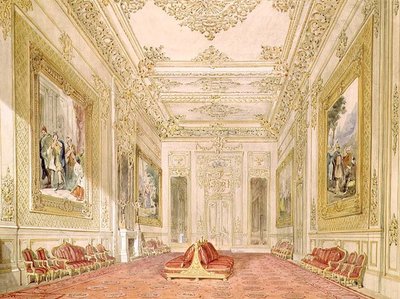 La grande sala delle ricevimenti, Castello di Windsor da English School