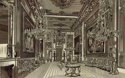 La Grande Sala di Ricevimento, Castello di Windsor da English School