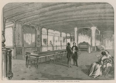 Il Grand Saloon del piroscafo Great Eastern da English School