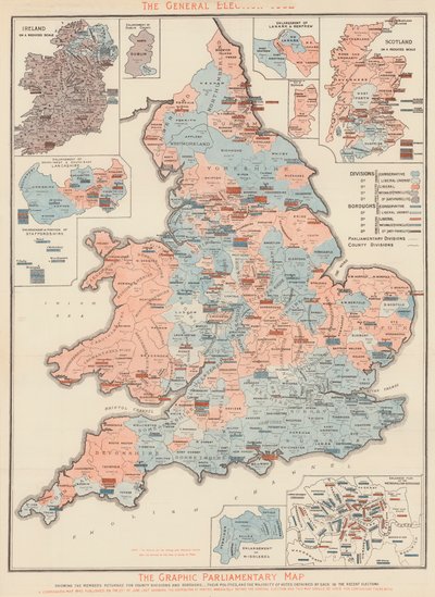 La mappa parlamentare grafica da English School