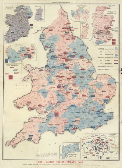 Mappa parlamentare grafica da English School