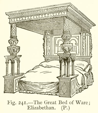 Il Grande Letto di Ware; Elisabettiano da English School