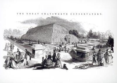 La Grande Serra a Chatsworth, 1844 da English School