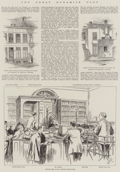Il grande complotto della dinamite (incisione) da English School