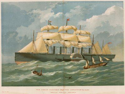 Il Great Eastern, chiamato Il Leviatano, 3 novembre 1827 da English School