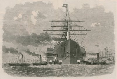 Il Great Eastern che gira il punto opposto a Blackwall da English School