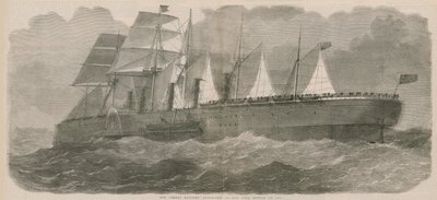 Il piroscafo Great Eastern come apparirà in mare da English School