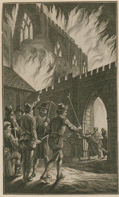 Il Grande Incendio di Londra da English School
