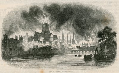 Il Grande Incendio di Londra da English School