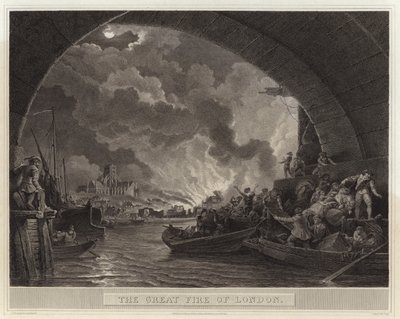 Il grande incendio di Londra da English School